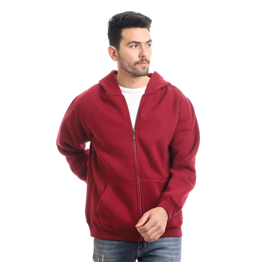 Men's zip-up shirt